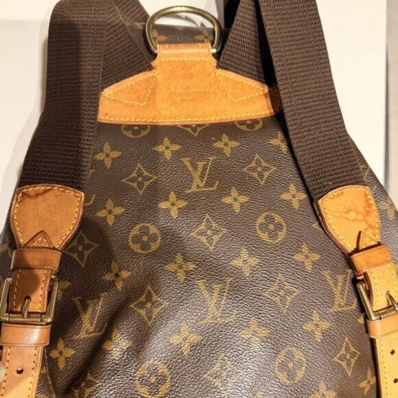 Louis Vuitton Monogram Montsouris GM M51135 Brown Women's Backpack Daypack - Picture 11 of 12